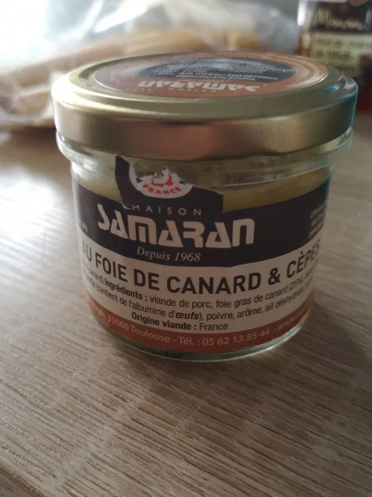 Pâté au foie de canard et cèpes