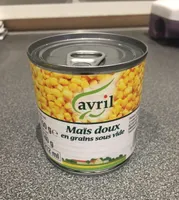 Maïs doux en grains sous vide