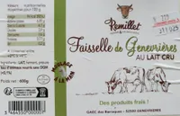 Faisselle de Generières AU LAIT CRU