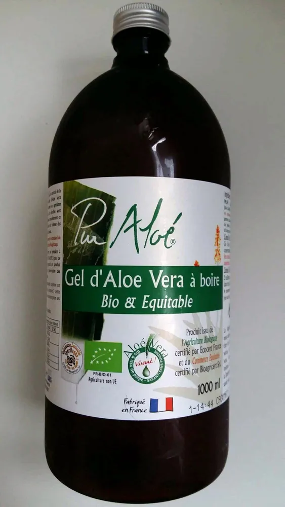 Gel d'Aloe Vera à boire Bio & Equitable