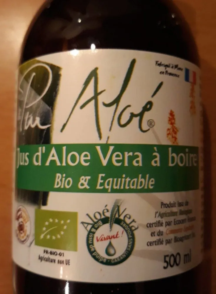 Jus D'aloe Vera Bio - 500 ML - PurAloé
