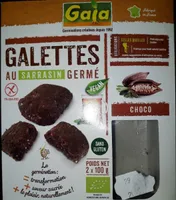 Galettes au sarrasin germé choco