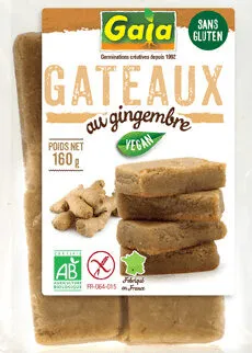 Gâteaux au gingembre vegan