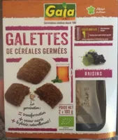2X100G Essene Galette Raisins