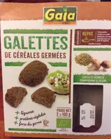 Galettes de lentilles Germées, champignons et céleri