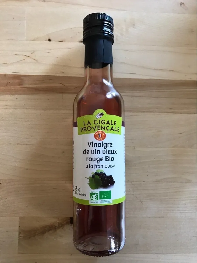 Vinaigre De Vin Rouge Aromatisé a La Frambroise