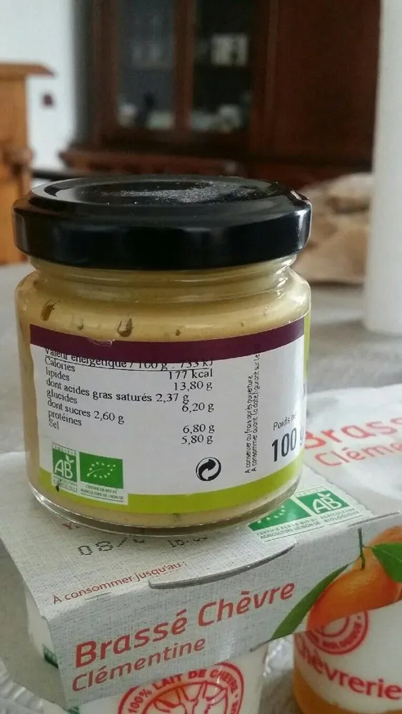 Moutarde de Dijon bio saveur truffe