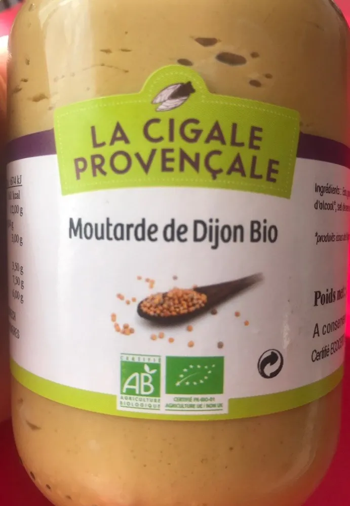 Moutarde de dijon bio