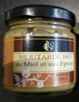 Moutarde bio au miel et aux épices