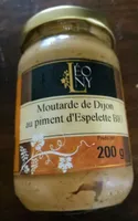 Moutarde de Dijon piment d'Espelette Bio