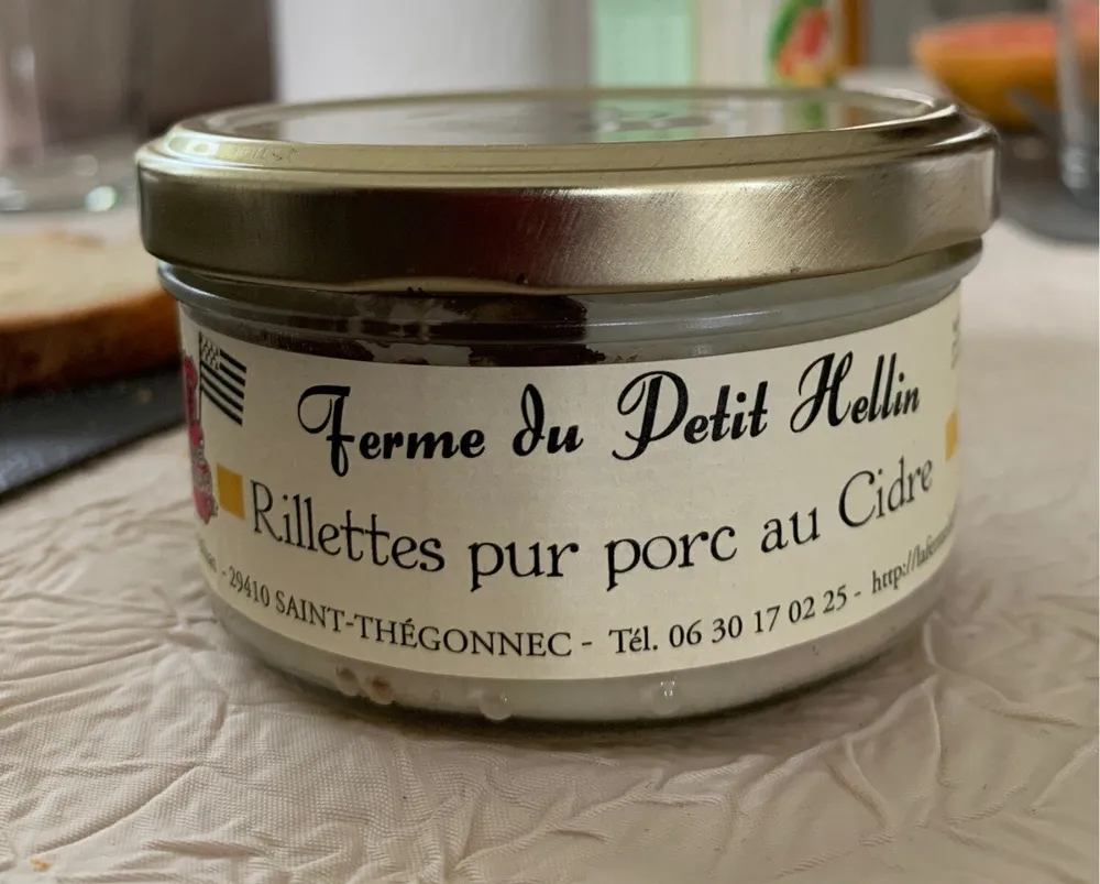 Rillettes pur porc au cidre