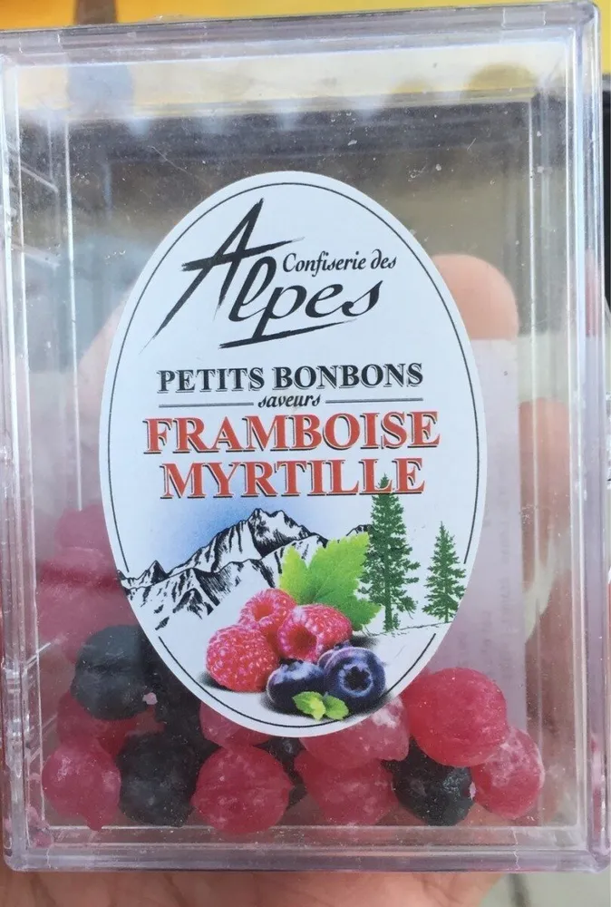 Petits bonbons Framboise Myrtille