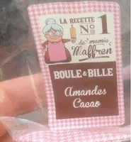 sachet recette n1 boule et billes amandes cacao