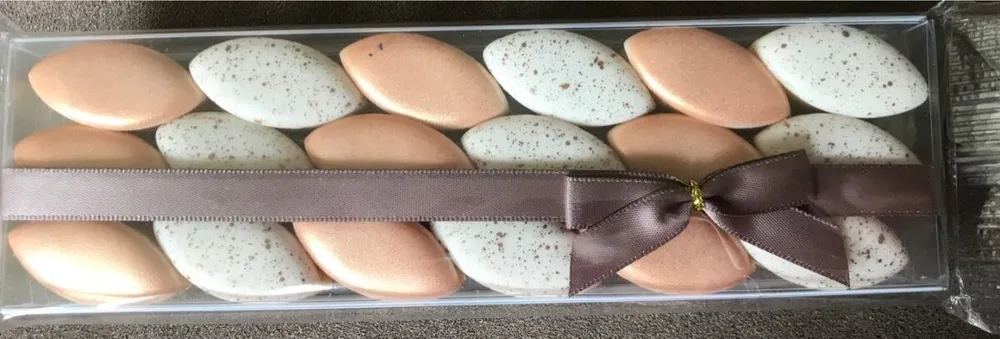 Calissons bronze et paillettes