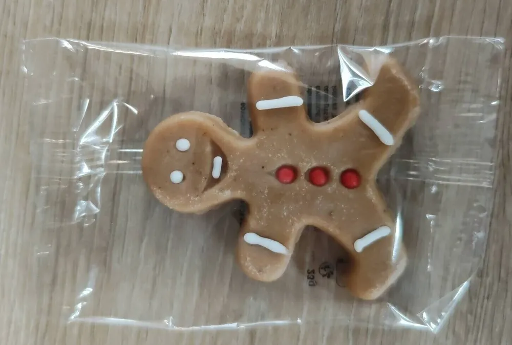 Bonhomme de Noël en pâte d'amande