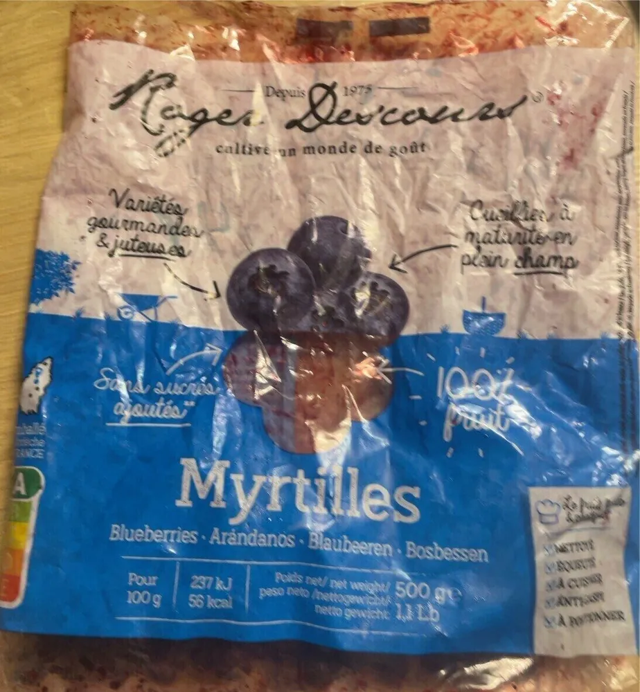 Myrtilles surgelées