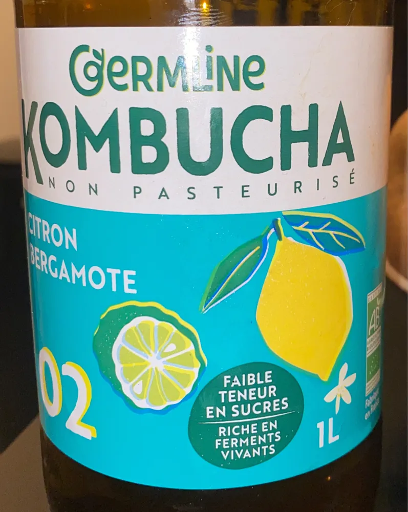 Kombucha citron bergamote