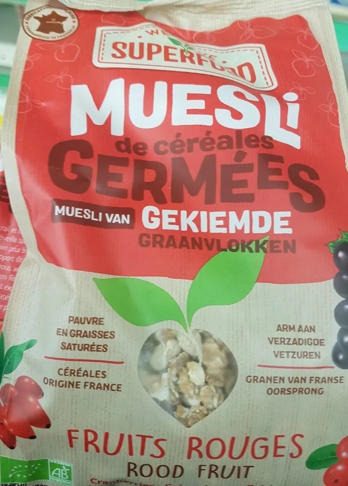 Muesli de céréales germées