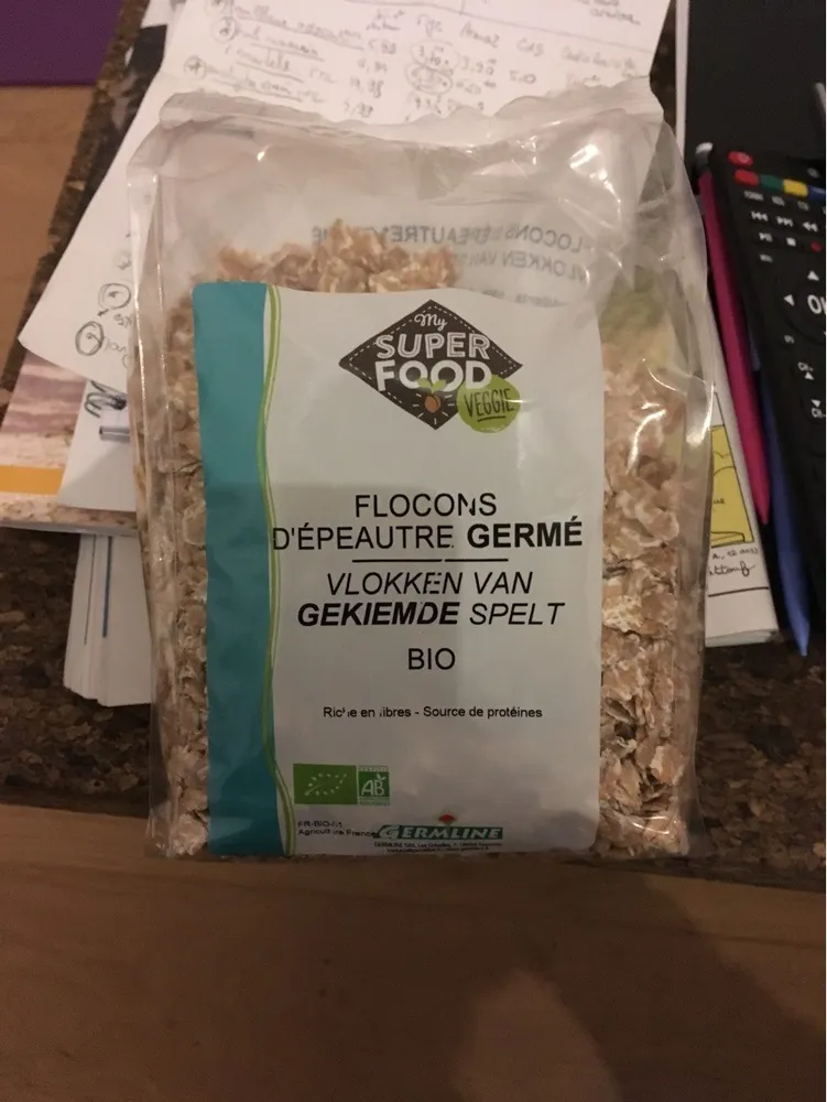 Flocons d’épeautre germé