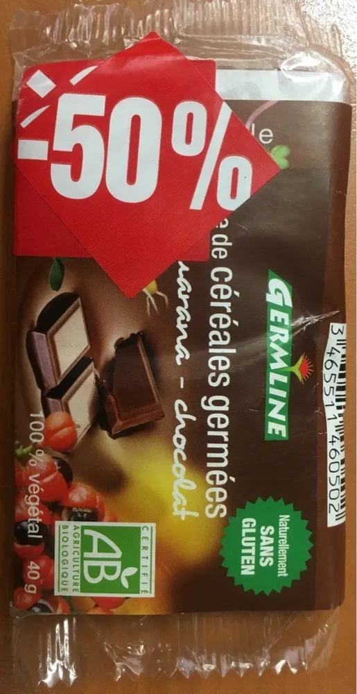 Barre de céréales germées