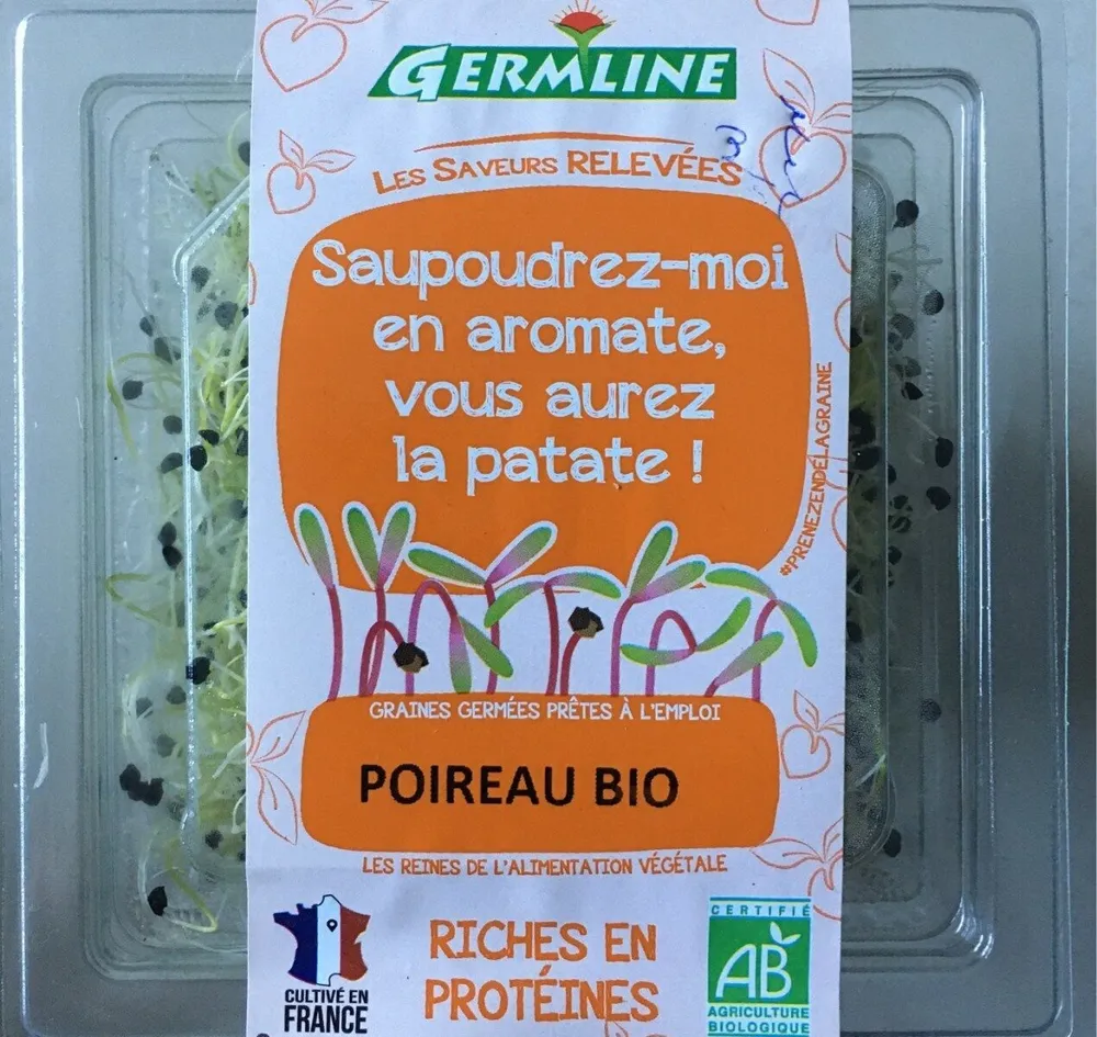 Graines germées Poireau
