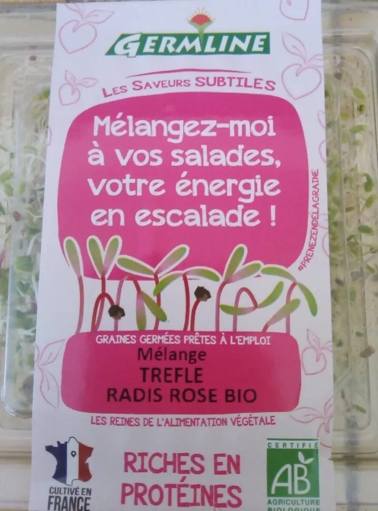 Mélange trefle radis rose bio