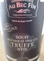 Soupe de pomme de terre a la truffe d ete