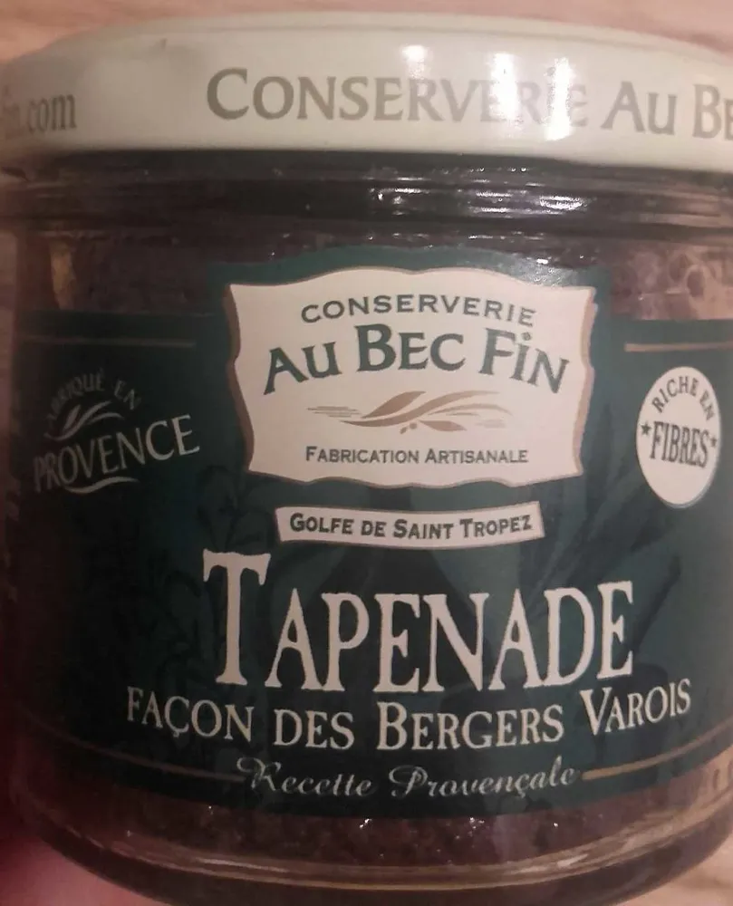 Tapenade façon des bergers Varois