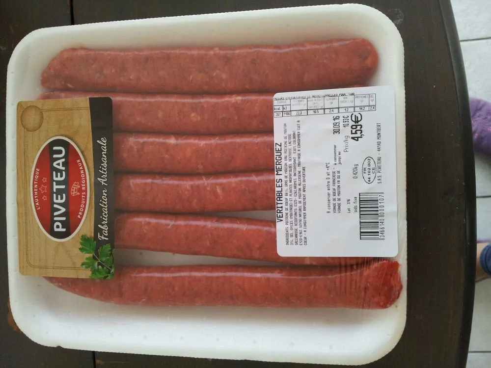 Véritables merguez