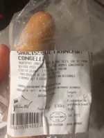 Saucisses de Francfort congelées