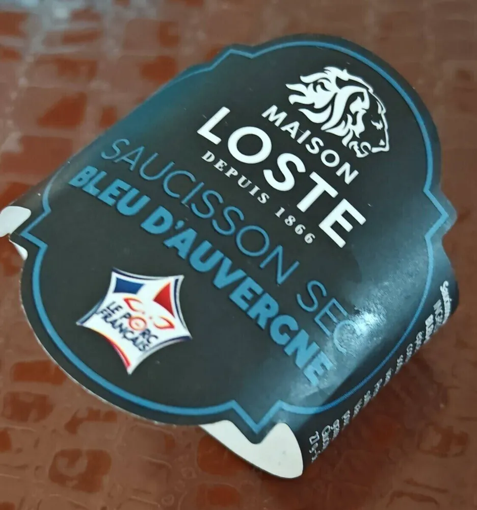 SAUCISSON SEC BLEU D'AUVERGNE