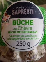 Bûche au chèvre saucisson sec