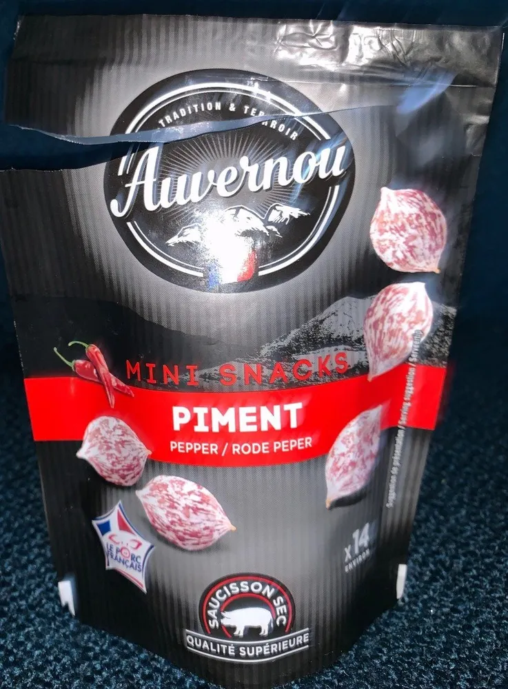 mini saucissons secs piment