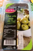 Olives vertes cassées Ail-Persil