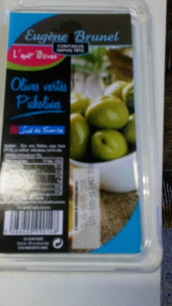 Olives vertes picholines