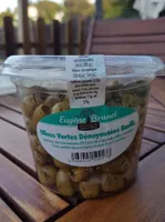 Olives vertes dénoyautées basilic