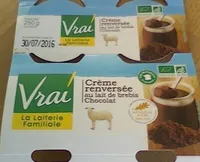 Crème renversée chocolat bio au lait de brebis