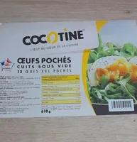 Oeufs pochés cuits sois vide