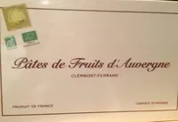 Coffret Bois Pate De Fruits D'auvergne
