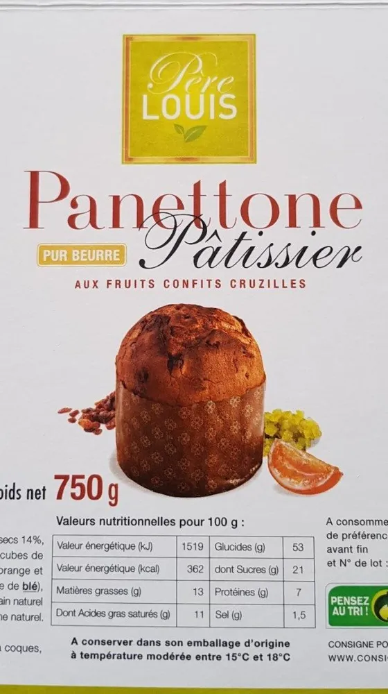 Panettone pâtissier