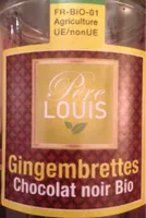 Gingembrette Chocolat noir Bio