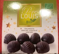 Escargots praliné chocolat noir bio