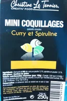 Mini coquillages curry et spiruline