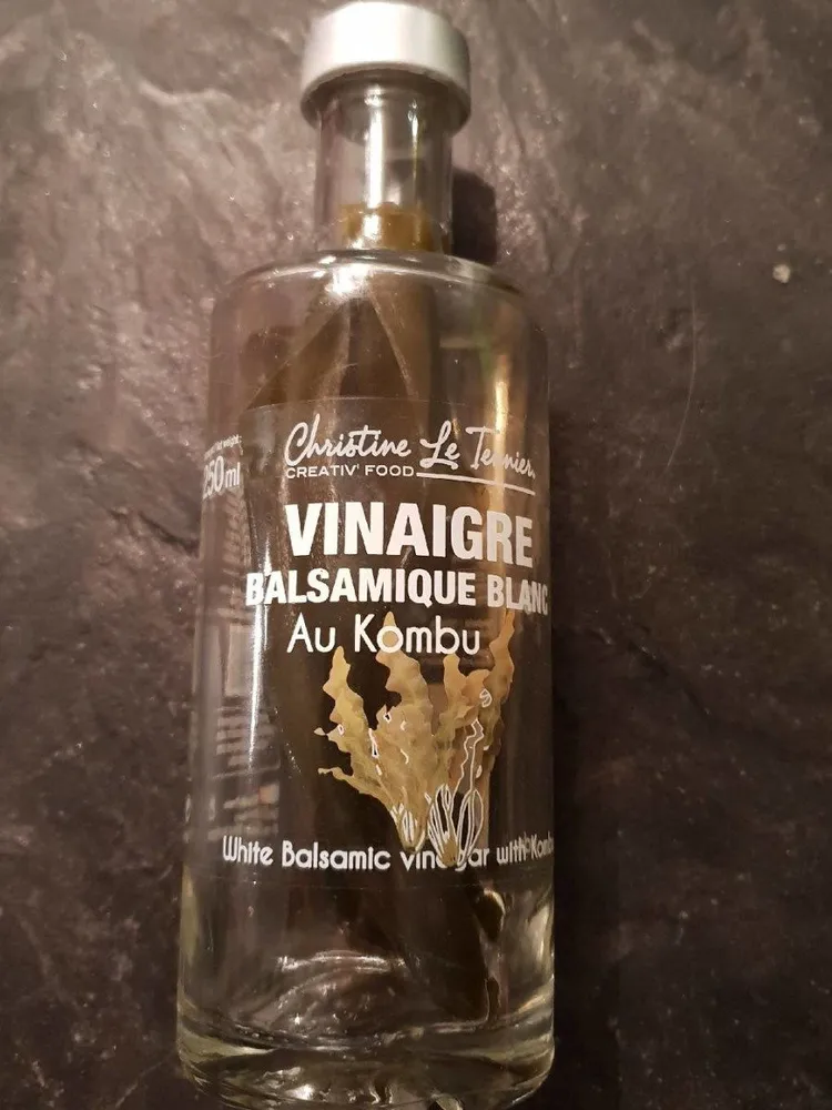 Vinaigre balsamique blanc de kombu