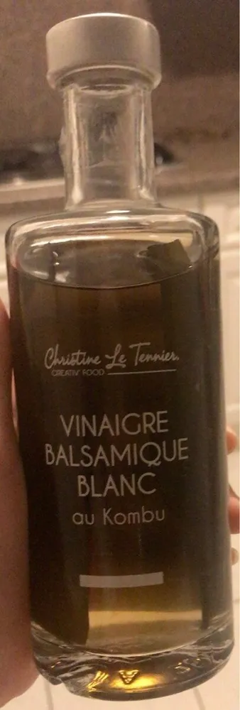 Vinaigre balsamique blanc au Kombu