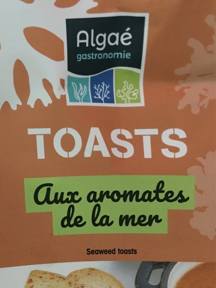 Toasts aux aromates de la mer