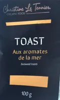 Toast aux aromates de la mer