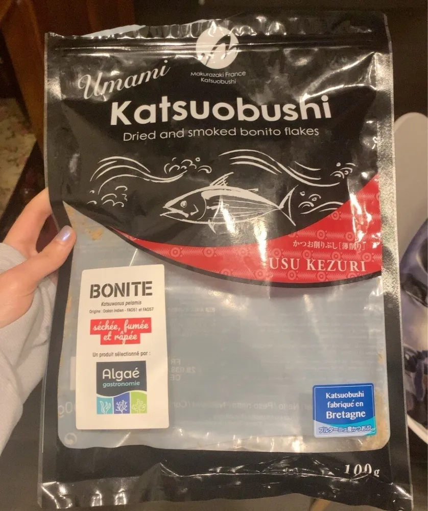 Katsuobushi dried and smoked bonito flakes