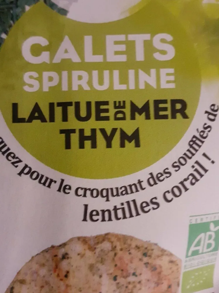 Galets spiruline laitue de mer thym