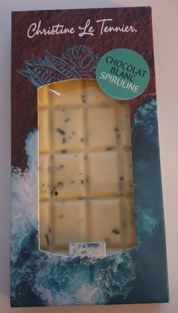 Chocolat blanc spiruline